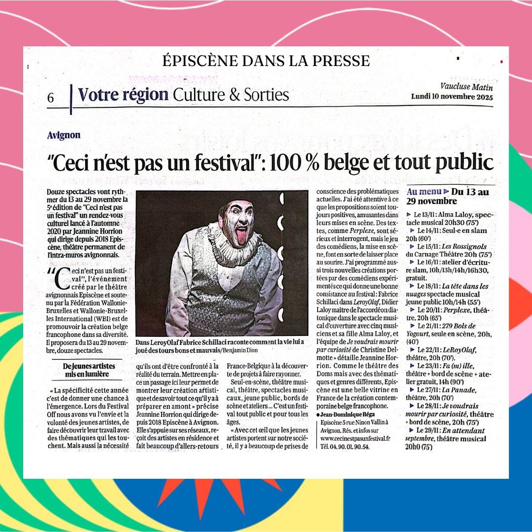 Article Vaucluse Matin - LeRoyOlaf