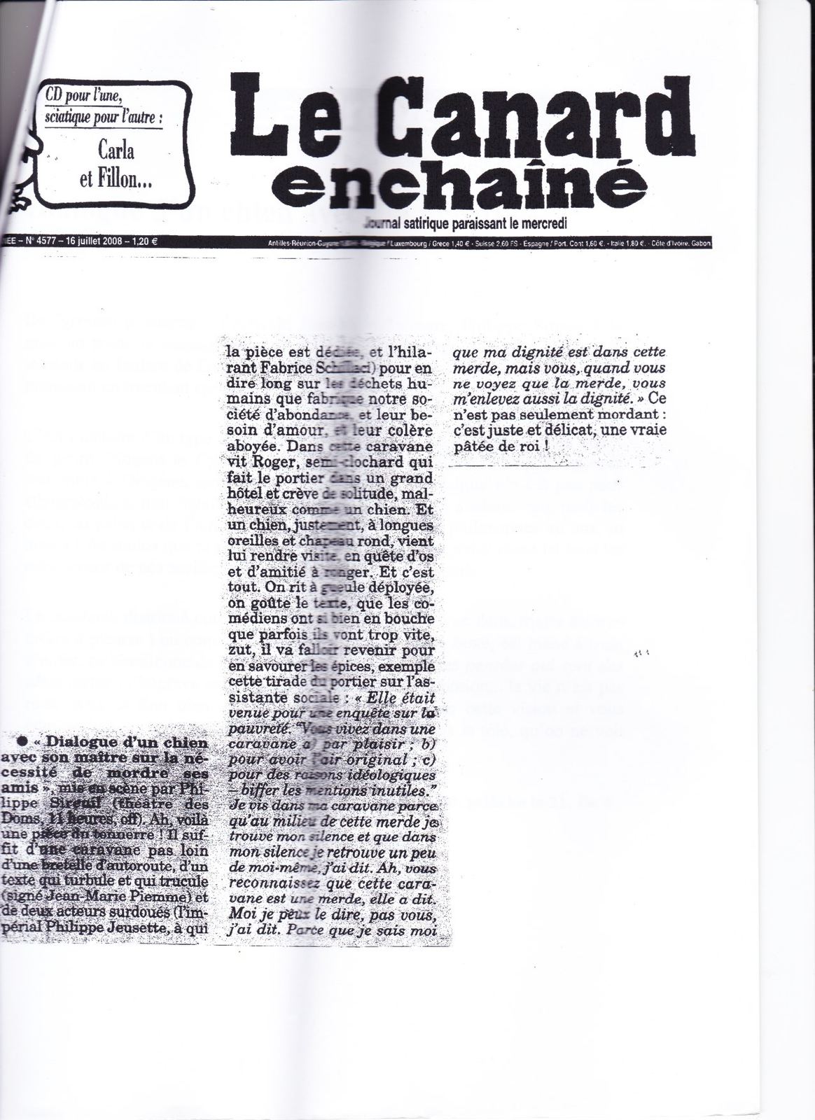Article Le Canard Encha&icirc;n&eacute;